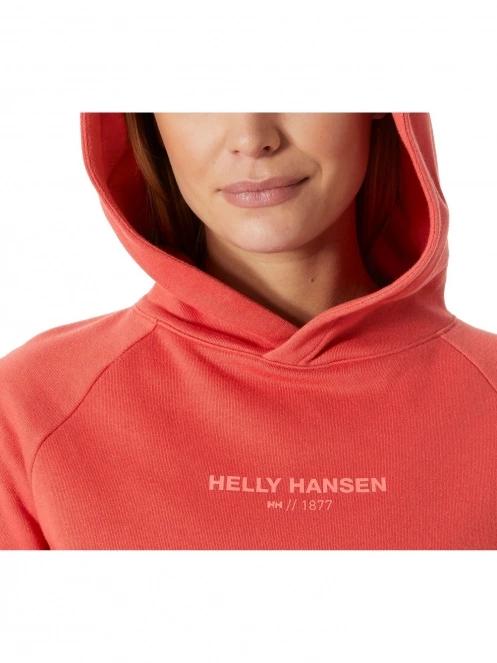 pulover cu gluga pt. femei Helly Hansen W Core Hoodie rosu 4