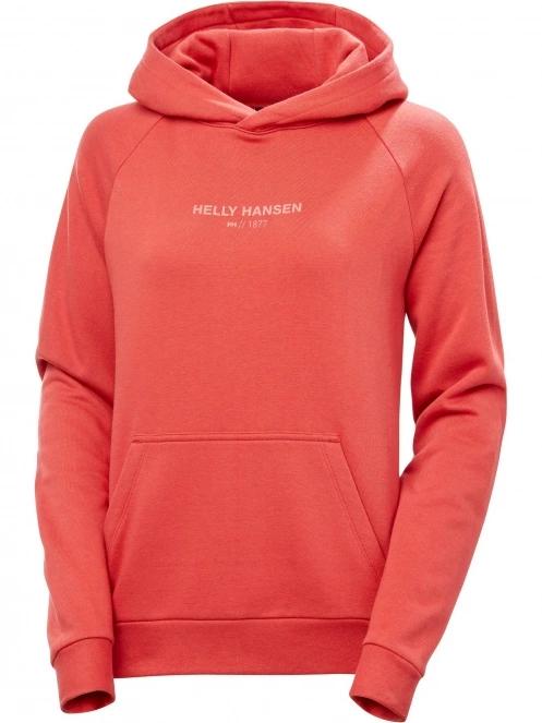 pulover cu gluga pt. femei Helly Hansen W Core Hoodie rosu 6
