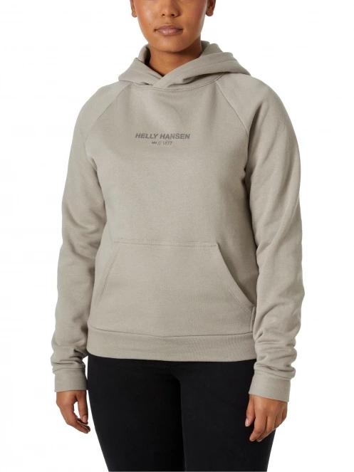 pulover cu gluga pt. femei Helly Hansen W Core Hoodie gri 2