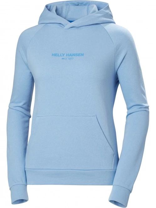 pulover cu gluga pt. femei Helly Hansen W Core Hoodie albastru deschis 6