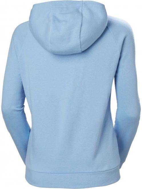 pulover cu gluga pt. femei Helly Hansen W Core Hoodie albastru deschis 7