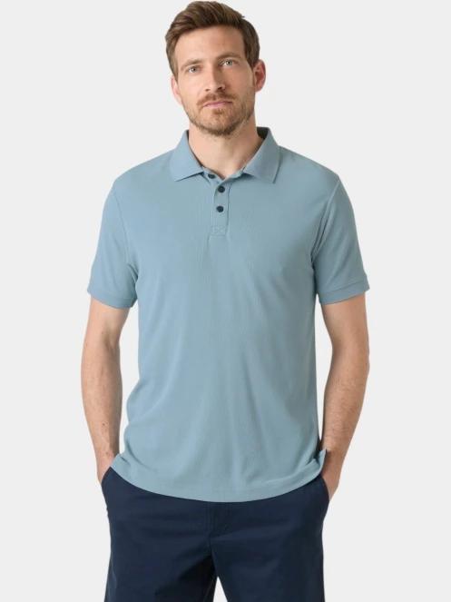 tricou cu guler pt. barbati Helly Hansen Crewline Polo albastru deschis 2