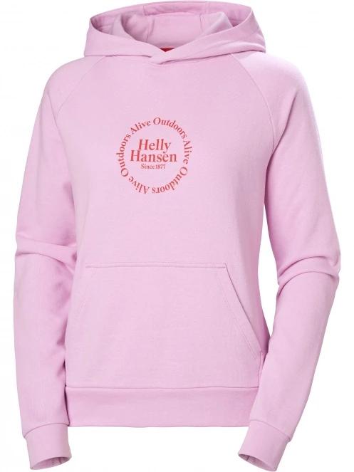 pulover cu gluga pt. femei Helly Hansen W Core Graphic Hoodie roz 6