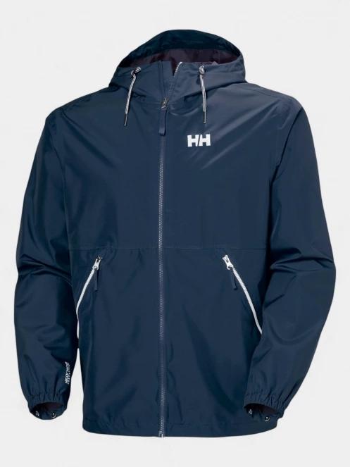 haine de ploaie pt. barbati Helly Hansen Sandoy Rain Jacket albastru inchis 8