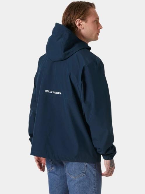 haine de ploaie pt. barbati Helly Hansen Sandoy Rain Jacket albastru inchis 3