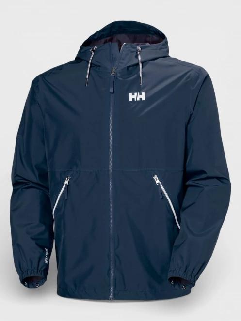 haine de ploaie pt. barbati Helly Hansen Sandoy Rain Jacket albastru inchis 8