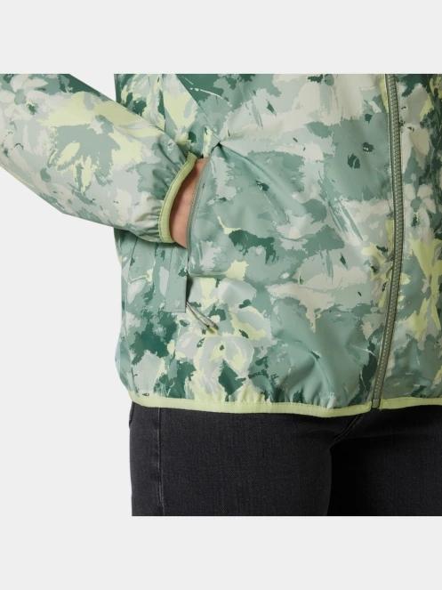 haine de ploaie pt. femei Helly Hansen W Graphic Rain Jacket verde 4
