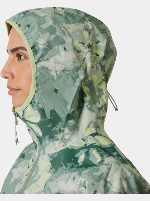 haine de ploaie pt. femei Helly Hansen W Graphic Rain Jacket verde 5