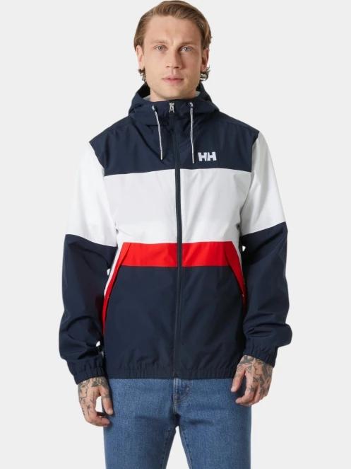 haine de ploaie pt. barbati Helly Hansen Koster Rain Jacket albastru inchis 2