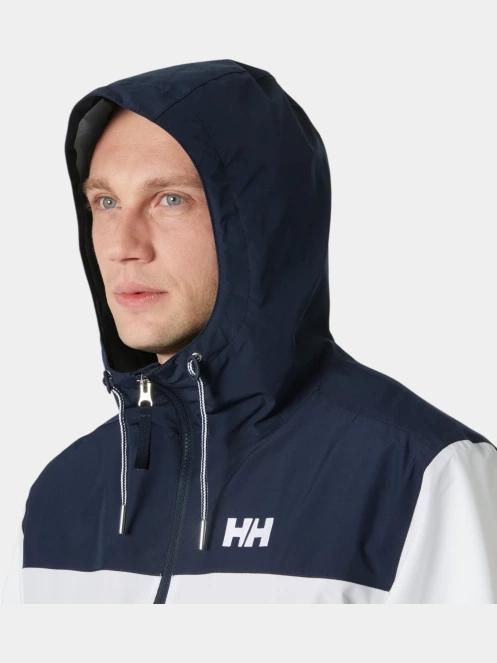 haine de ploaie pt. barbati Helly Hansen Koster Rain Jacket albastru inchis 5