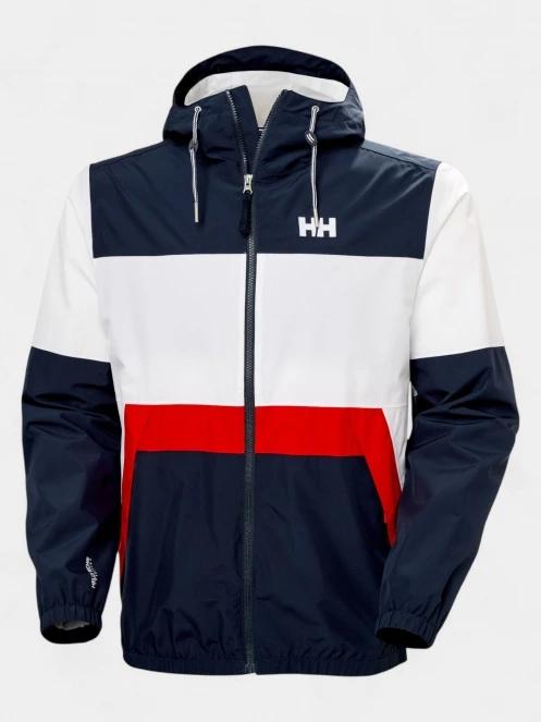 haine de ploaie pt. barbati Helly Hansen Koster Rain Jacket albastru inchis 6