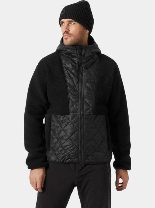 strat intermediar hibrid pt. barbati Helly Hansen Stowe Hooded Hybrid Jacket negru 2