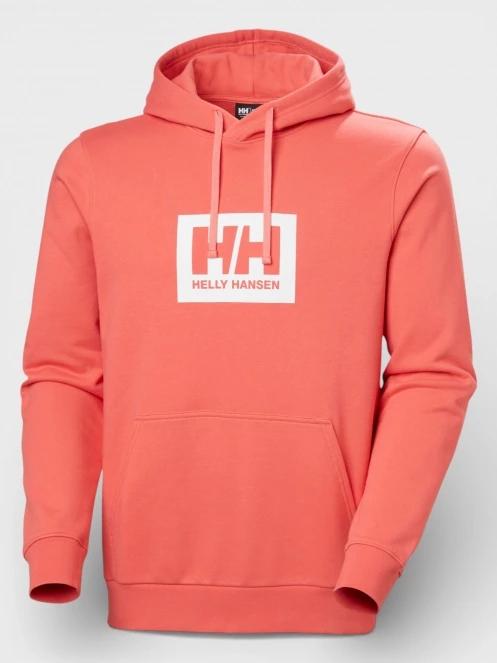 pulover cu gluga pt. barbati Helly Hansen Hh Box Hoodie rosu 6
