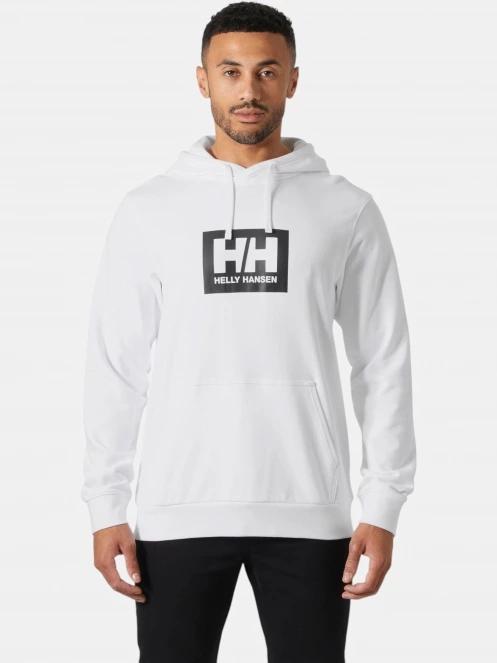 pulover cu gluga pt. barbati Helly Hansen Hh Box Hoodie alb 2