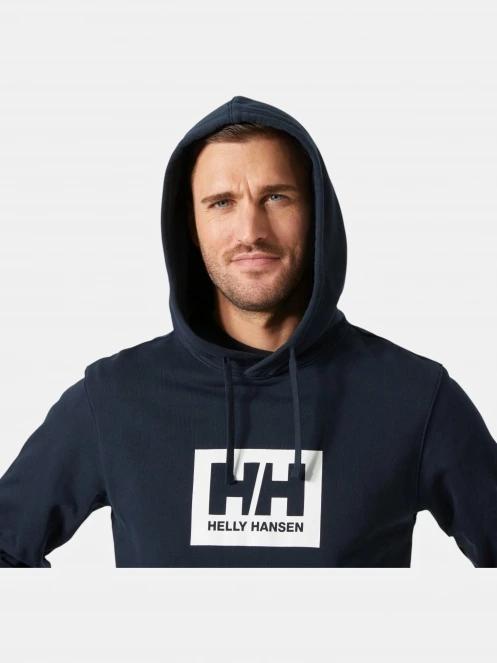 pulover cu gluga pt. barbati Helly Hansen Hh Box Hoodie albastru inchis 4