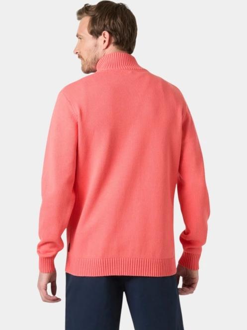 pulover tricotat pt. barbati Helly Hansen Smoegen 1/2 Zip Sweater rosu 3