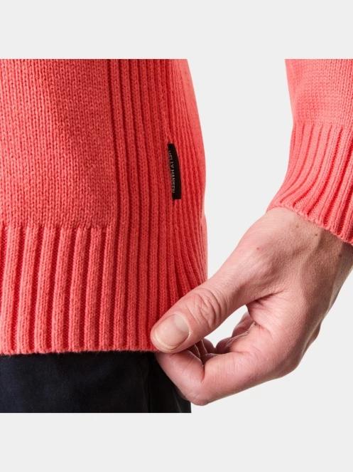 pulover tricotat pt. barbati Helly Hansen Smoegen 1/2 Zip Sweater rosu 4