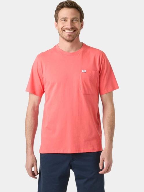 tricou cu maneci scurte pt. barbati Helly Hansen Hudson T-Shirt rosu 2