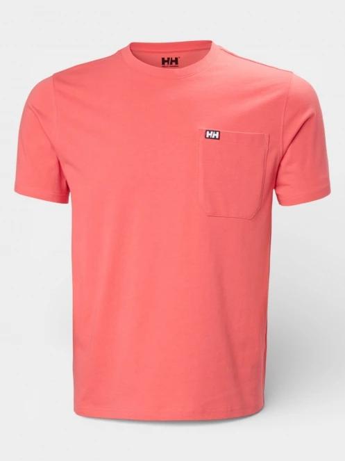 tricou cu maneci scurte pt. barbati Helly Hansen Hudson T-Shirt rosu 5