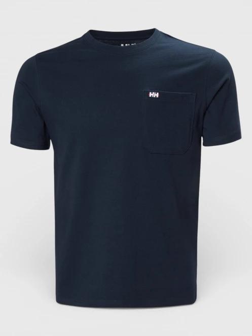 tricou cu maneci scurte pt. barbati Helly Hansen Hudson T-Shirt albastru inchis 5