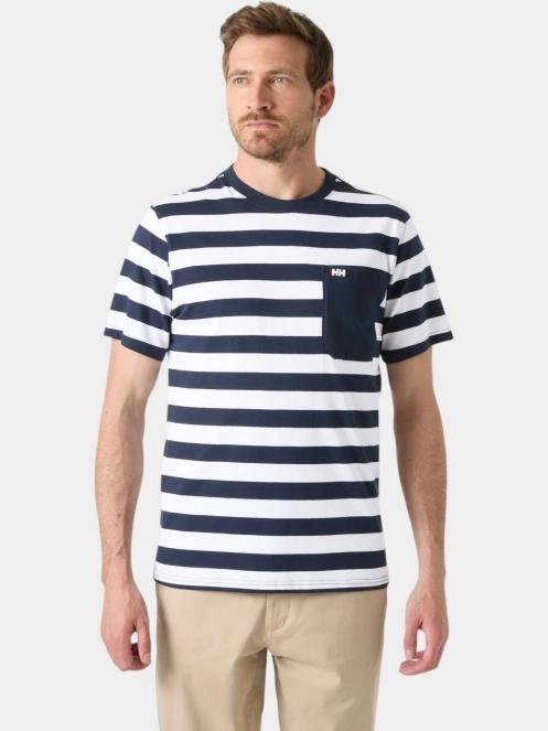 tricou cu maneci scurte pt. barbati Helly Hansen Hudson T-Shirt albastru inchis 2