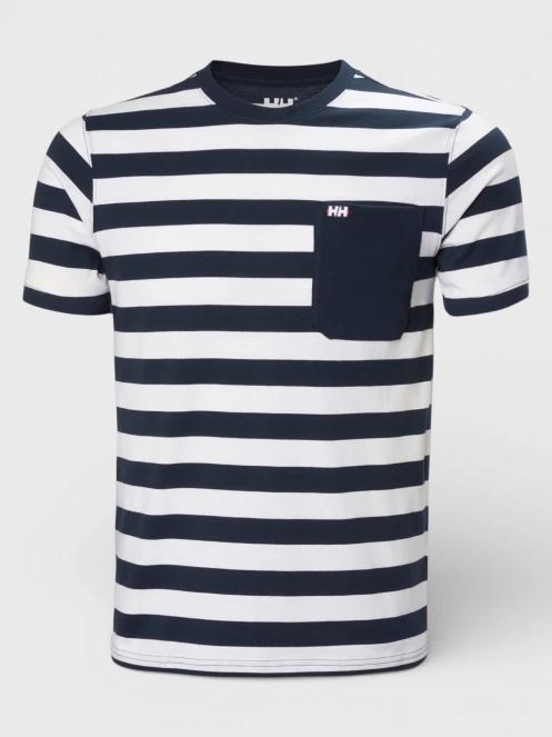 tricou cu maneci scurte pt. barbati Helly Hansen Hudson T-Shirt albastru inchis 5