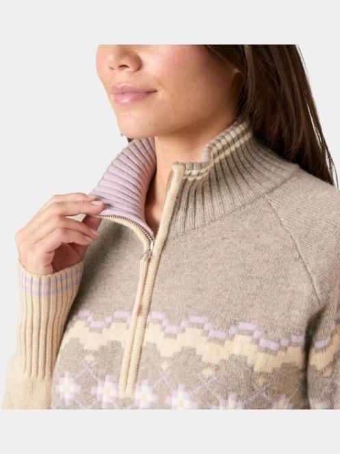 pulover tricotat pt. femei Helly Hansen W Apr?S Knit Sweater nisip 4
