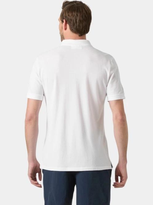 tricou cu guler pt. barbati Helly Hansen Messina Graphic Fitted Polo alb 3
