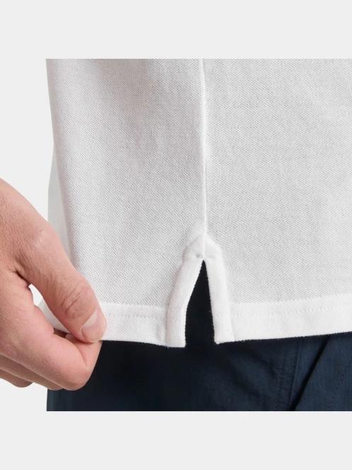 tricou cu guler pt. barbati Helly Hansen Messina Graphic Fitted Polo alb 4