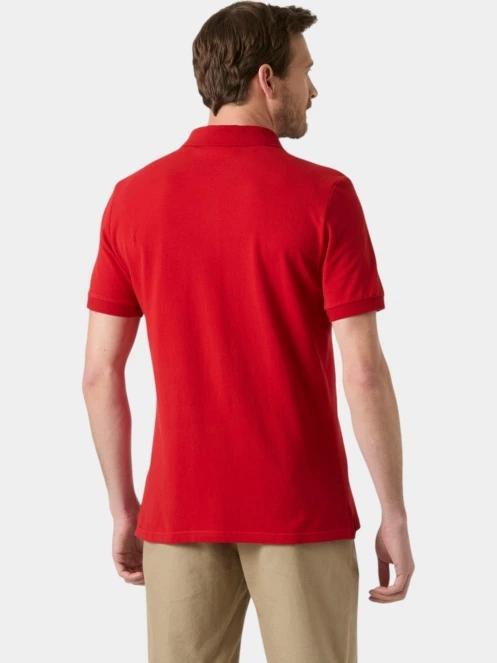 tricou cu guler pt. barbati Helly Hansen Messina Graphic Fitted Polo rosu 3