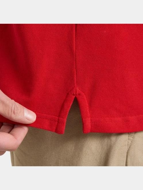 tricou cu guler pt. barbati Helly Hansen Messina Graphic Fitted Polo rosu 4