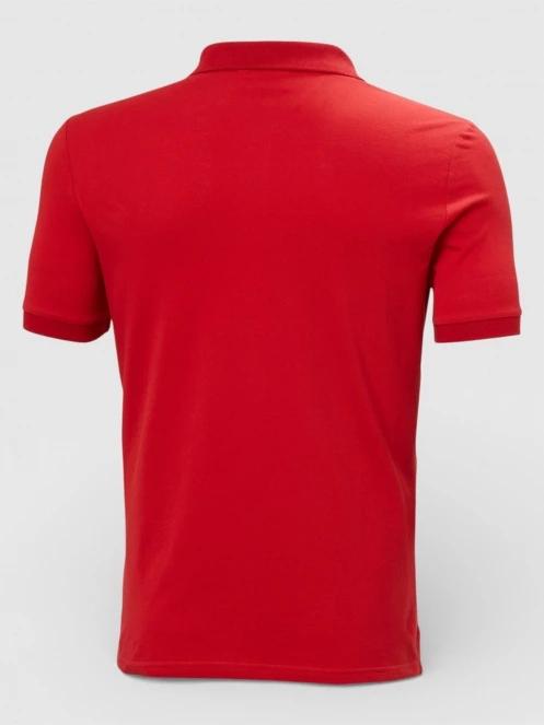 tricou cu guler pt. barbati Helly Hansen Messina Graphic Fitted Polo rosu 7