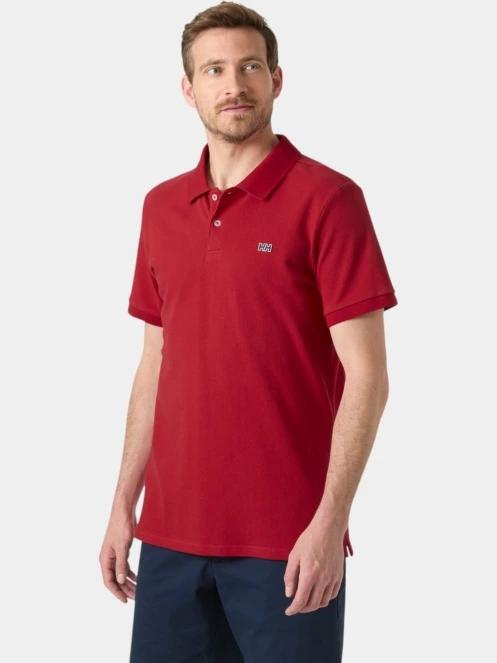 tricou cu guler pt. barbati Helly Hansen Hudson Polo rosu 2