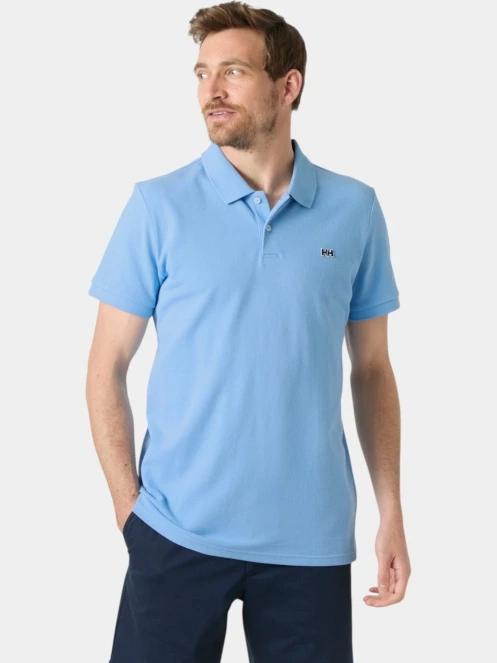 tricou cu guler pt. barbati Helly Hansen Hudson Polo albastru deschis 2