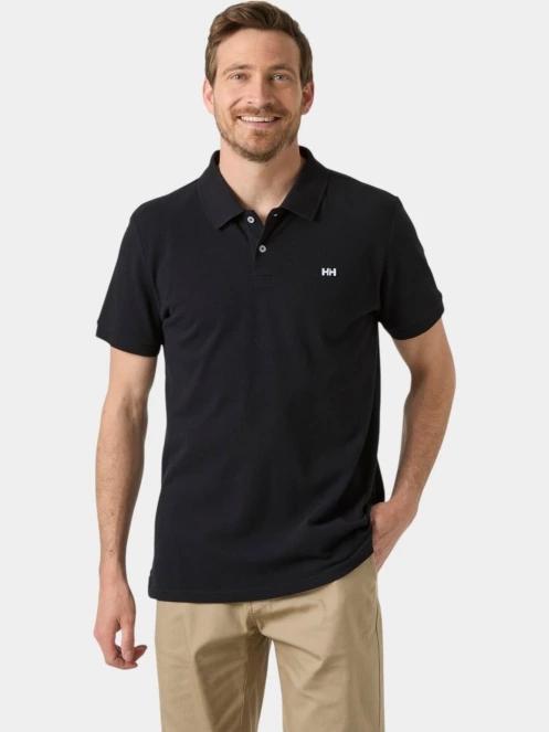 tricou cu guler pt. barbati Helly Hansen Hudson Polo negru 2