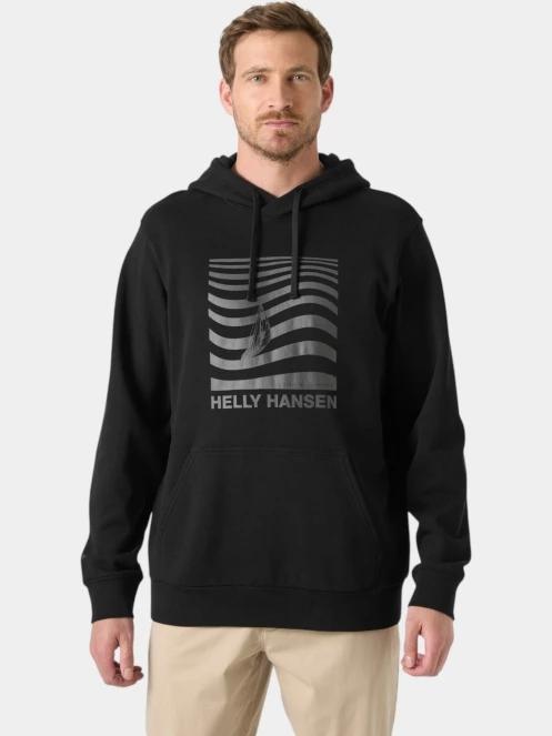 pulover cu gluga pt. barbati Helly Hansen Shoreline Hoodie negru 2