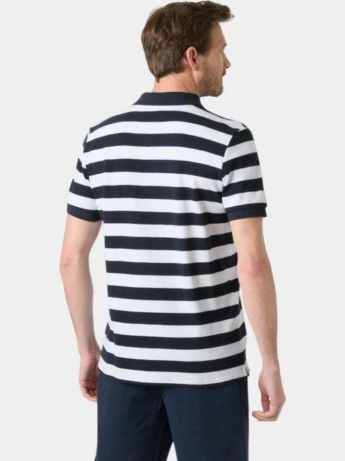 tricou cu guler pt. barbati Helly Hansen Toulon Graphic Polo albastru inchis 3