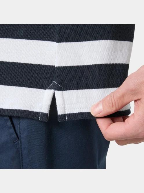 tricou cu guler pt. barbati Helly Hansen Toulon Graphic Polo albastru inchis 4