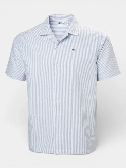 camasa cu maneci scurte pt. barbati Helly Hansen Shore Ss Shirt albastru deschis 6