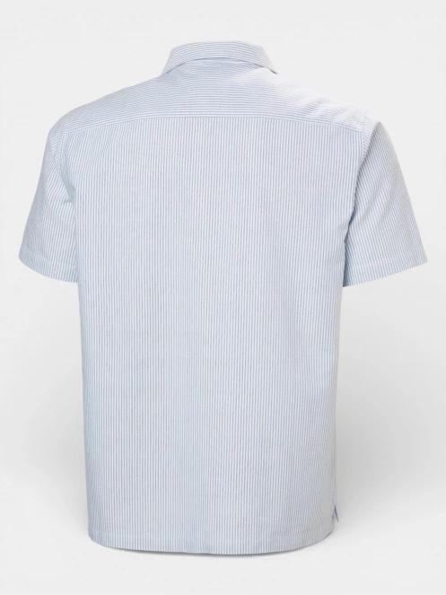 camasa cu maneci scurte pt. barbati Helly Hansen Shore Ss Shirt albastru deschis 7