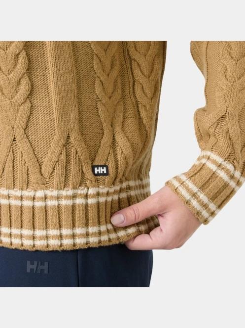 pulover tricotat pt. femei Helly Hansen W Positano Knit Sweater maro 4