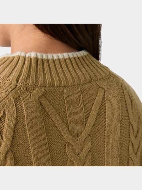 pulover tricotat pt. femei Helly Hansen W Positano Knit Sweater maro 5