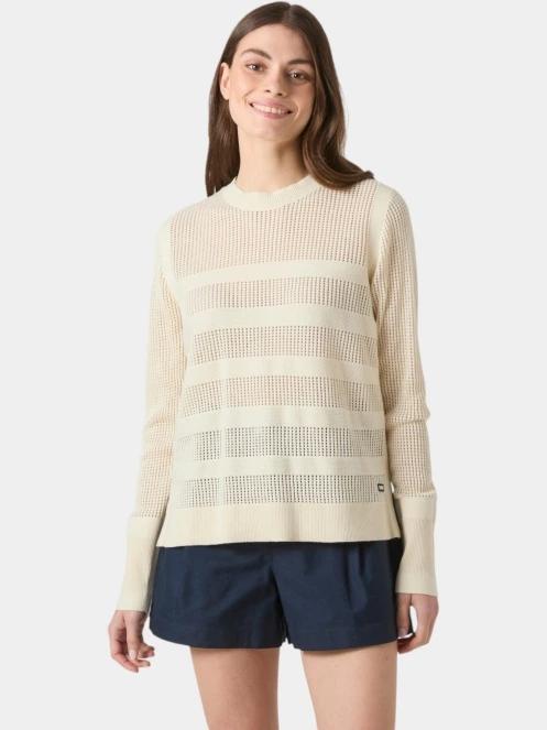 pulover tricotat pt. femei Helly Hansen W Portofino Knit Sweater nisip 2