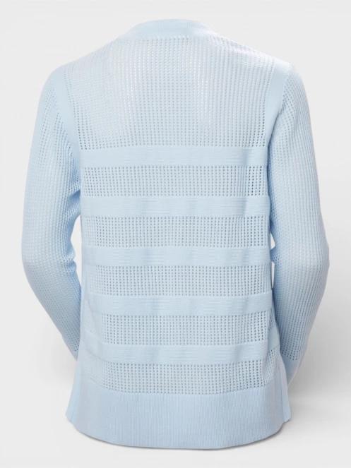 pulover tricotat pt. femei Helly Hansen W Portofino Knit Sweater albastru deschis 6