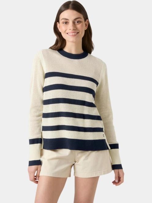 pulover tricotat pt. femei Helly Hansen W Portofino Knit Sweater albastru inchis 2