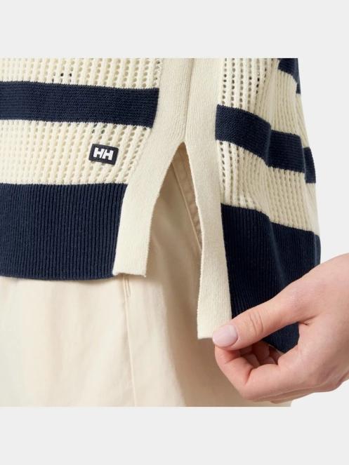 pulover tricotat pt. femei Helly Hansen W Portofino Knit Sweater albastru inchis 4