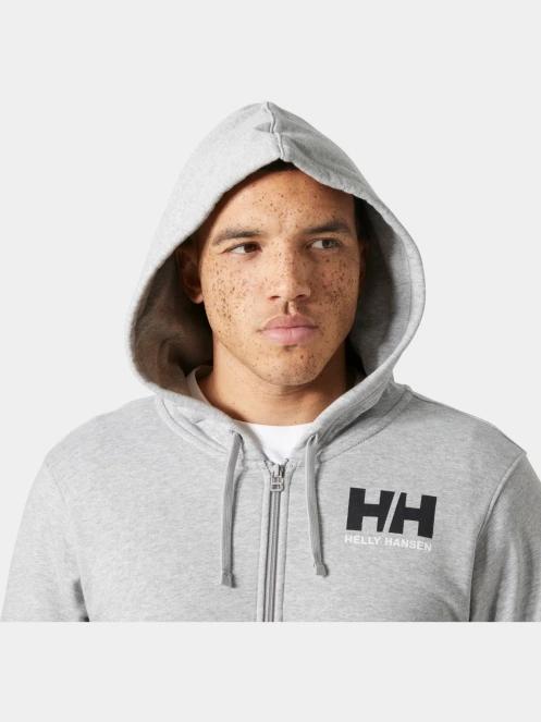 pulover cu gluga pt. barbati Helly Hansen Hh Logo Fz Hoodie gri 4