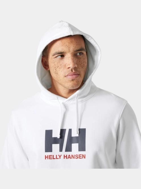 pulover cu gluga pt. barbati Helly Hansen Hh Logo Hoodie 3.0 alb 4