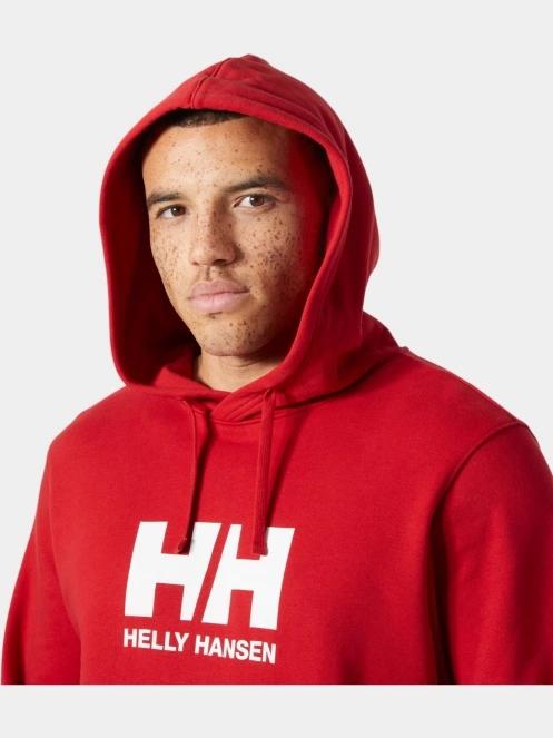 pulover cu gluga pt. barbati Helly Hansen Hh Logo Hoodie 3.0 rosu 4