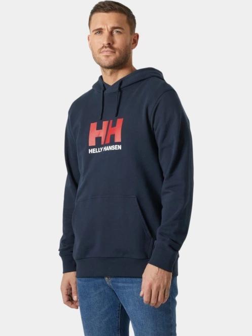 pulover cu gluga pt. barbati Helly Hansen Hh Logo Hoodie 3.0 albastru inchis 2